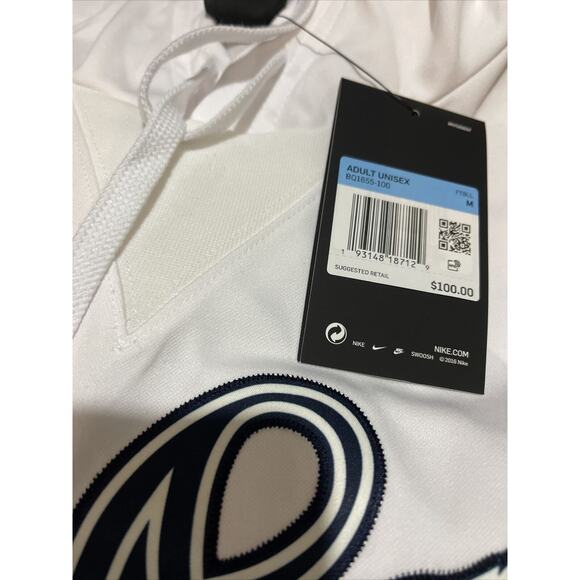 Nike Los Angeles Sz M Men’s Athletic Football LA Pullover Hoodie White NEW $100 - Picture 7 of 7